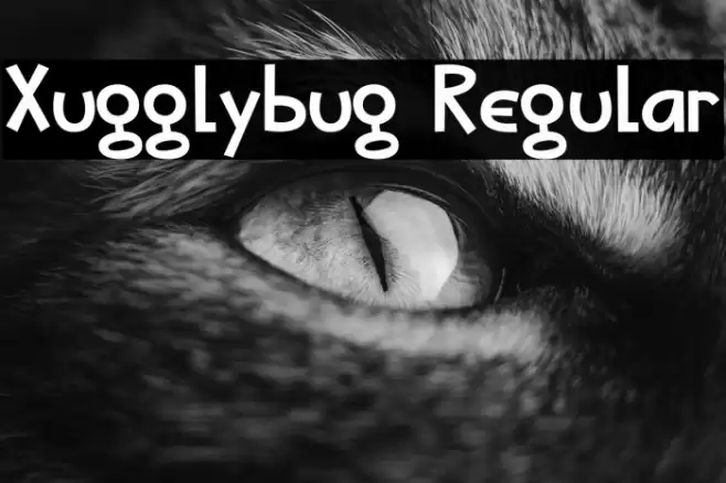 Xugglybug Regular Font examples
