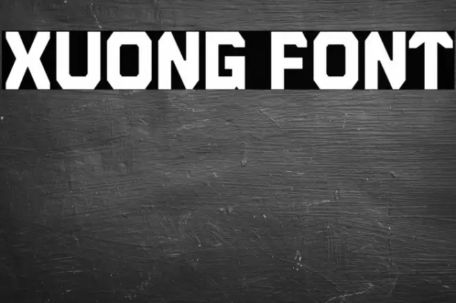 Xuong Font examples