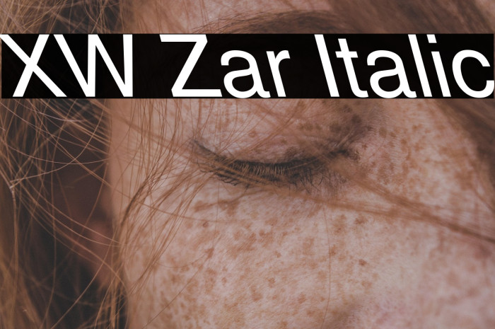 XW Zar Italic Example 3