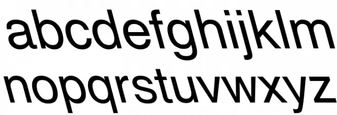 XW Zar Italic Schriftart Kleinbuchstaben