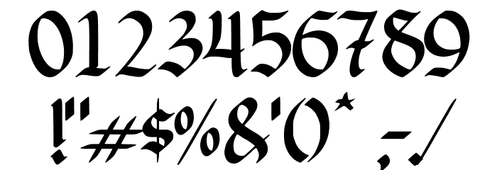 Xwisth Demo Version Font OTHER CHARS