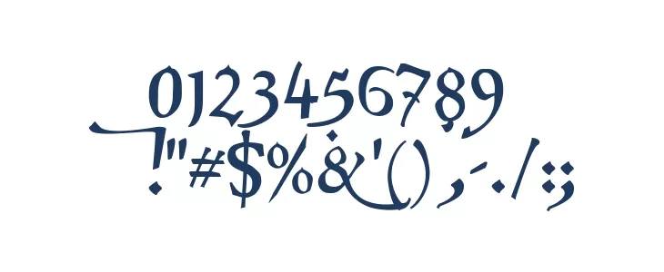 XXII ARABIAN-ONENIGHTSTAND Bold Font OTHER CHARS