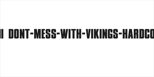 XXII DONT-MESS-WITH-VIKINGS-HARDCORE Logo