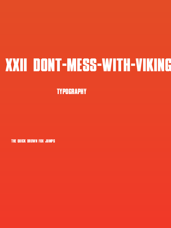 XXII DONT-MESS-WITH-VIKINGS-HARDCORE Poster