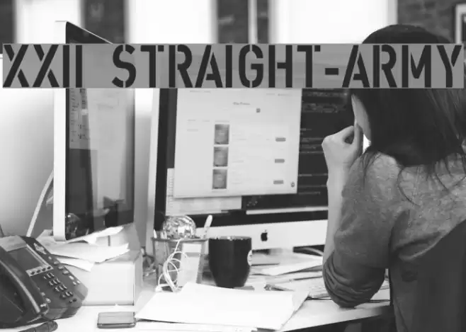 XXII STRAIGHT-ARMY Fuentes examples
