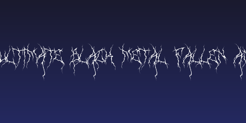 XXII Ultimate-Black-Metal Fallen-Angel Social Header