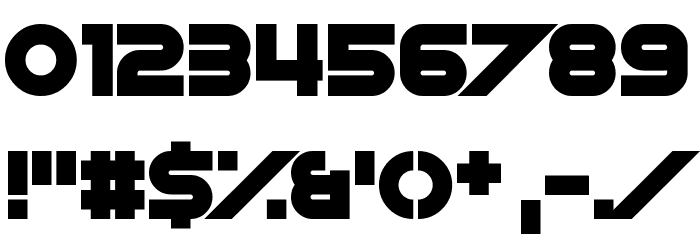 XXIX Font Alte caractere