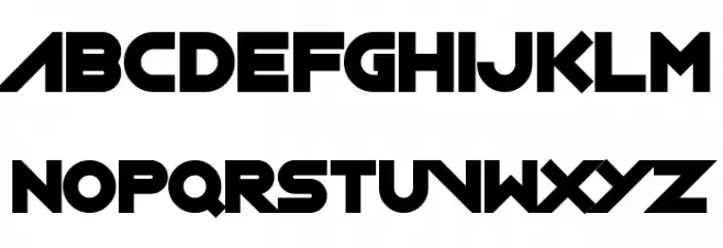XXIX Schriftart Groß