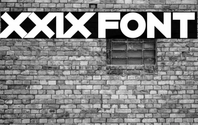 XXIX Font examples