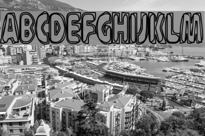 XXRaytid Font examples