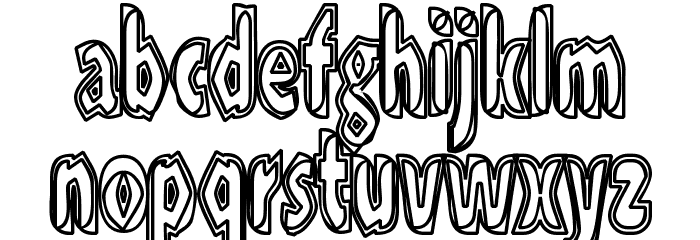 XXRaytid Font LOWERCASE