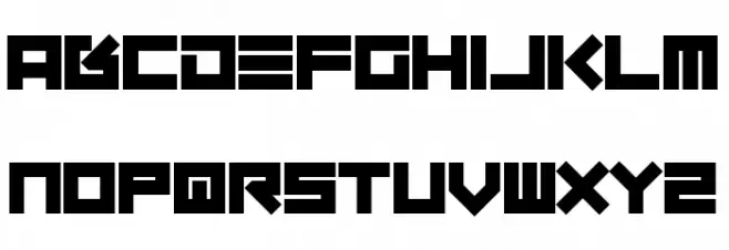XXX Thirty Schriftart Groß
