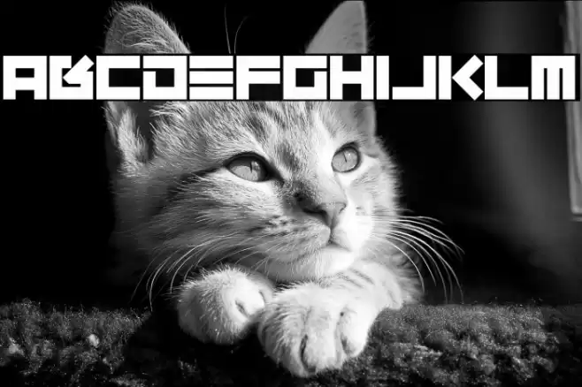 XXX Thirty Font examples