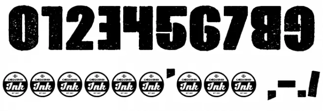 Xxrdcore Font OTHER CHARS