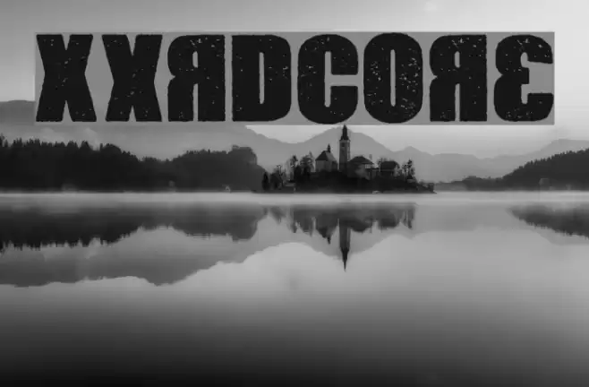 Xxrdcore Font examples