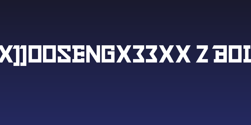 xxjjoosengx33xx 2 Bold Social Header