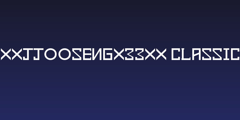 xxjjoosengx33xx Classic Social Header