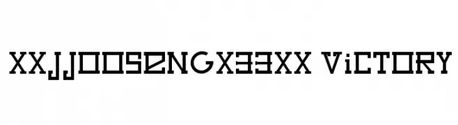 xxjjoosengx33xx Victory  font caratteri gratis