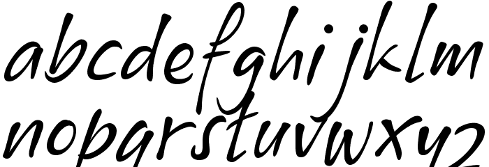 Xyling Font LOWERCASE