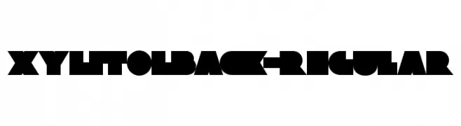 XylitolBack-Regular  Скачать бесплатные шрифты