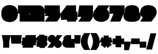 XylitolBack-Regular Font OTHER CHARS