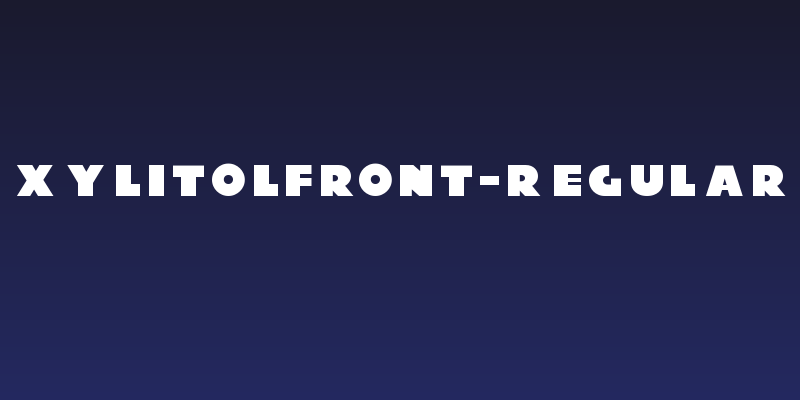 XylitolFront-Regular Social Header