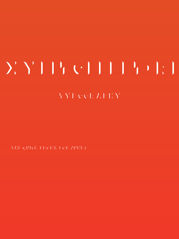 XylitolLeft-Regular Poster