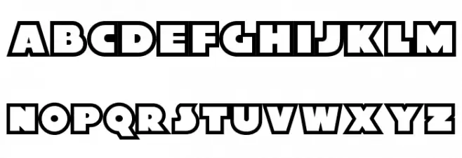 XylitolOutline-Regular Шрифта ВЕРХНИЙ