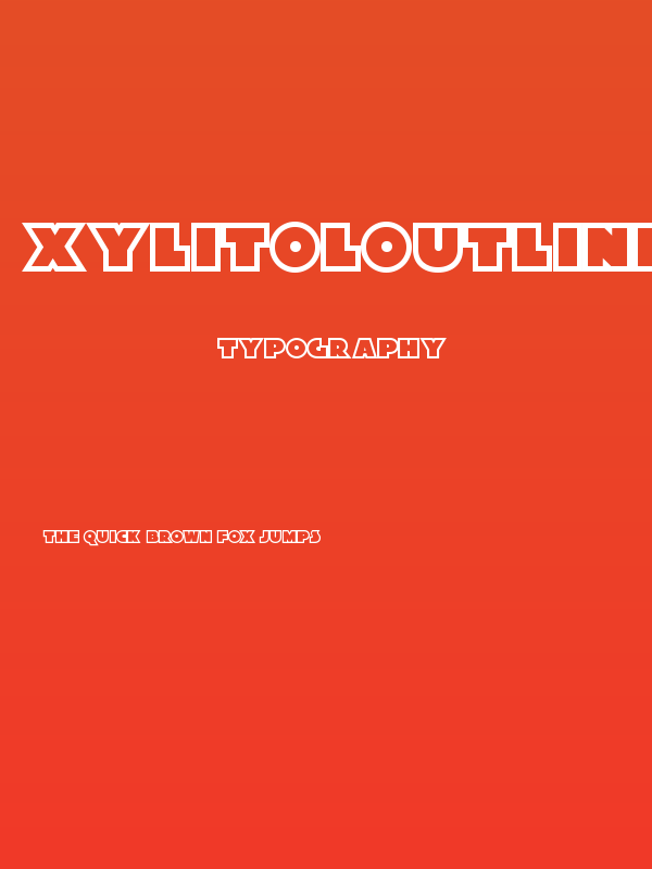 XylitolOutline-Regular Poster