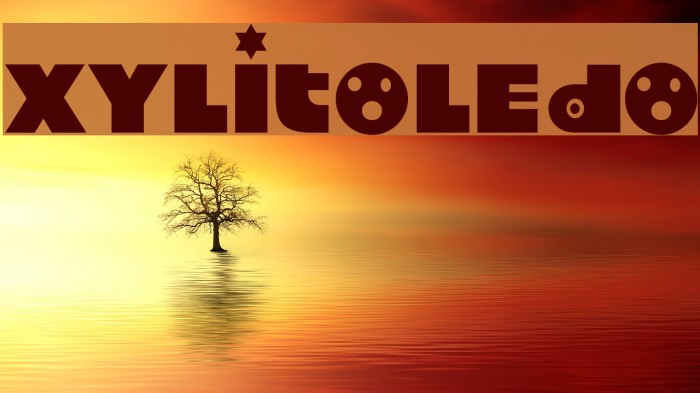 Xylitoledo Font examples