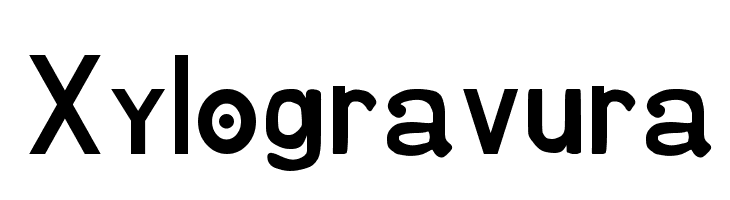 Xylogravura  Frei Schriftart Herunterladen