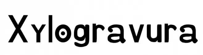 Xylogravura  Frei Schriftart Herunterladen