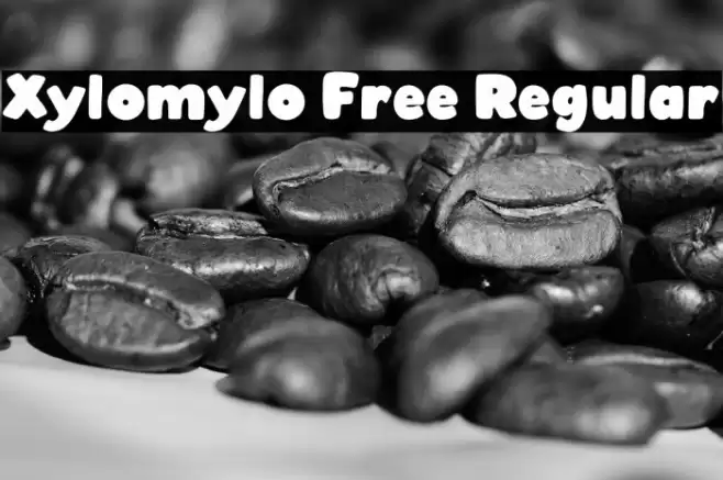 Xylomylo Free Regular Font examples