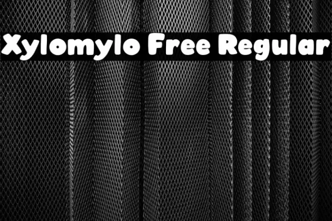 Xylomylo Free Regular Font examples