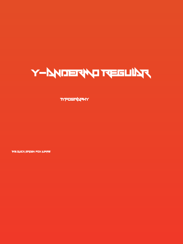 Y-Andermo Regular Poster