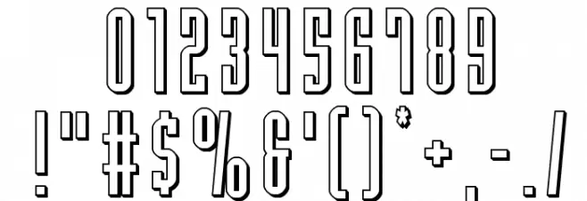 Y-Files 3D Polices AUTRES CHARS