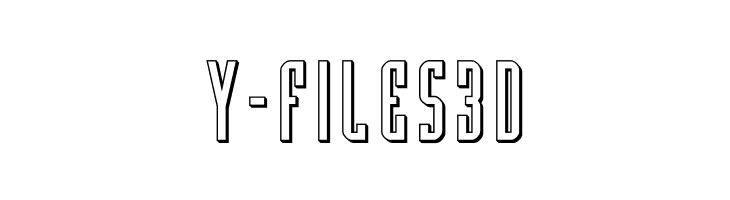 Y-Files 3D  Descarca Fonturi Gratis