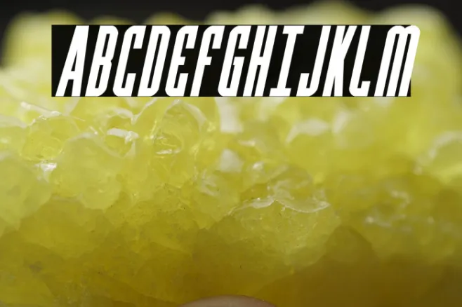 Y-Files Bold Compact Italic Example 3