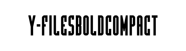 Y-Files Bold Compact  font caratteri gratis