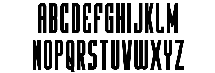 Y-Files Bold Compact Font LOWERCASE