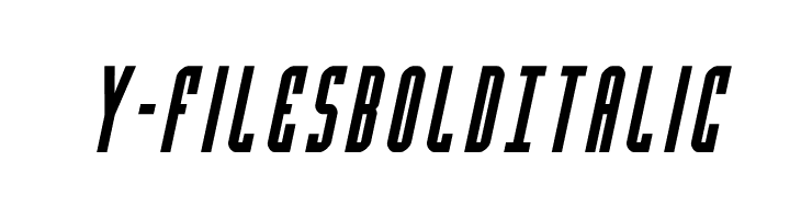 Y-Files Bold Italic  नि: शुल्क फ़ॉन्ट्स डाउनलोड