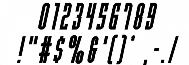 Y-Files Bold Italic Font OTHER CHARS