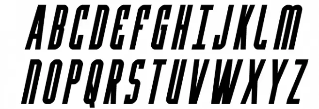 Y-Files Bold Italic Schriftart Groß