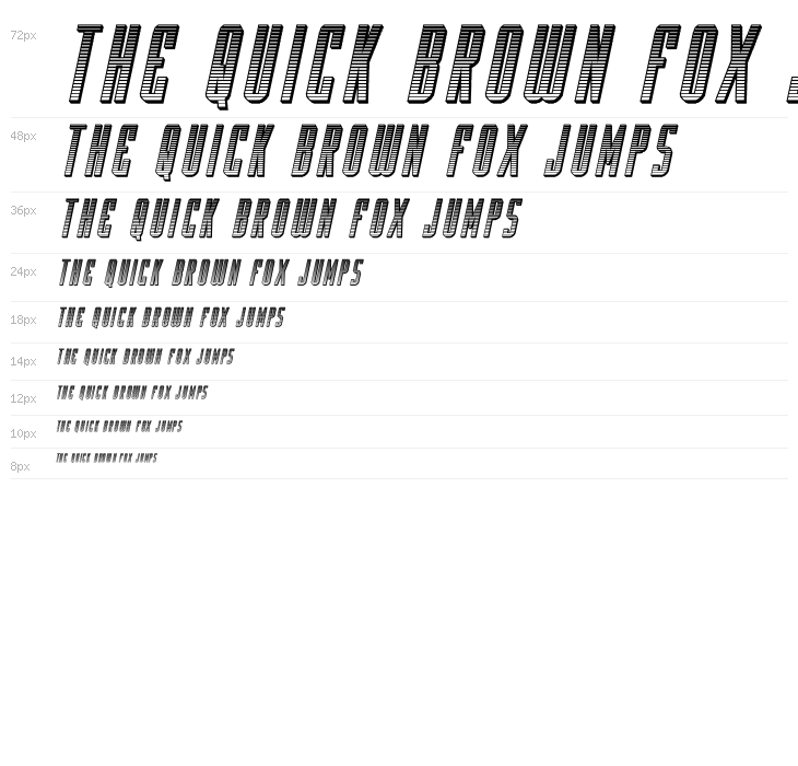 Y-Files Chrome Italic Waterfall