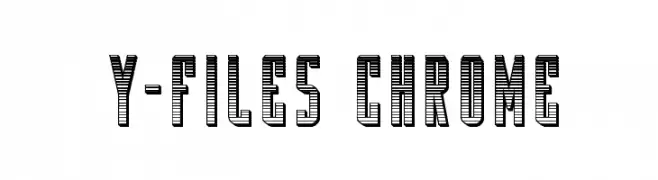 Y-Files Chrome  Free Fonts Download