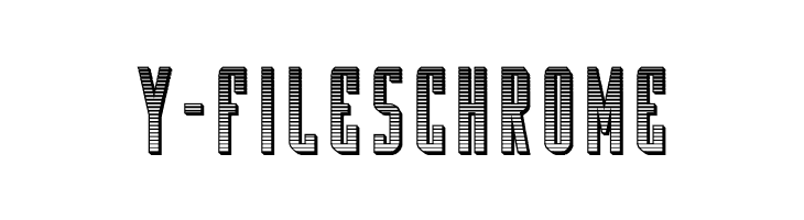 Y-Files Chrome  Frei Schriftart Herunterladen
