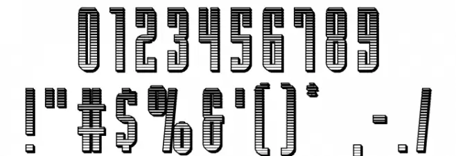 Y-Files Chrome Font OTHER CHARS