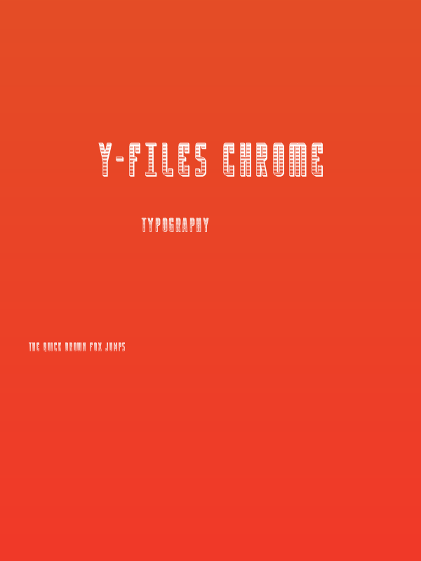 Y-Files Chrome Poster