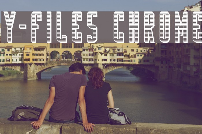 Y-Files Chrome Font examples