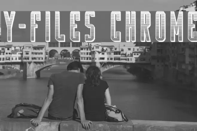 Y-Files Chrome Font examples